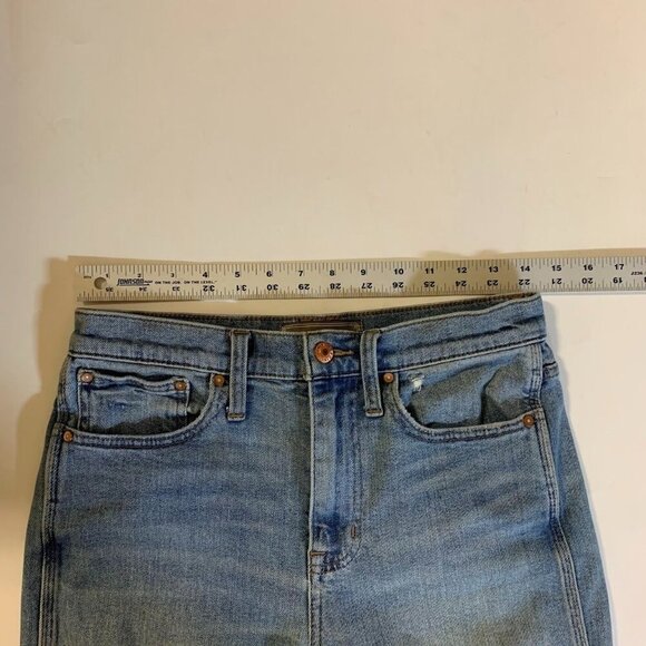 Point Sur Women's Shoreditch Mid Rise in Light Sky Wash Straight Jean Size 26 - Picture 11 of 14